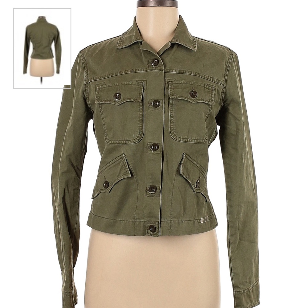 Lucky Brand Green Denim Jacket